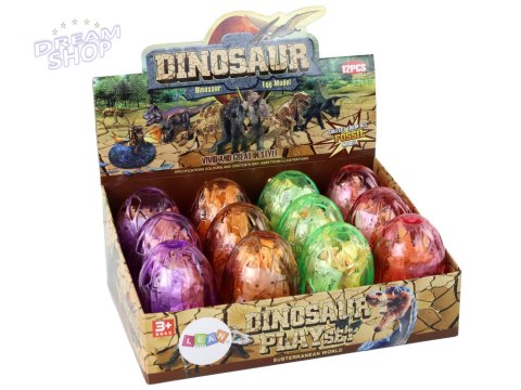 Otwierane Jajo Dinozaura Figurka Żółta 4 Kolory 9 cm Otwierane Jajo Dinozaura Figurka Żółta 4 Kolory 9 cm