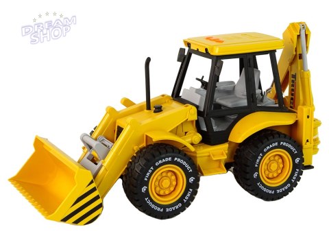 Koparka Traktor Z Napędem Frykcyjnym Dźwięk Żółta Koparka Traktor Z Napędem Frykcyjnym Dźwięk Żółta