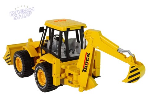 Koparka Traktor Z Napędem Frykcyjnym Dźwięk Żółta Koparka Traktor Z Napędem Frykcyjnym Dźwięk Żółta