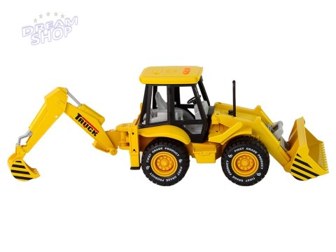 Koparka Traktor Z Napędem Frykcyjnym Dźwięk Żółta Koparka Traktor Z Napędem Frykcyjnym Dźwięk Żółta