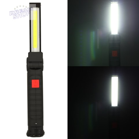 Latarka warsztatowa USB COB magnes akumulator Latarka warsztatowa USB COB magnes akumulator