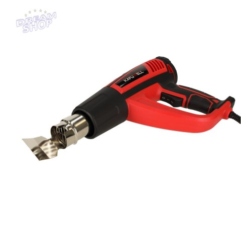 Opalarka elektryczna z regulacja tempratury 0-600 st. C przepływ powietrza 300-500 l/min + 4 wymienne końcówki 1850W Opalarka elektryczna z regulacja tempratury 0-600 st. C przepływ powietrza 300-500 l/min + 4 wymienne końcówki 1850W
