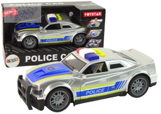 Auto Policja 1:14 Światła Dźwięki Srebrne