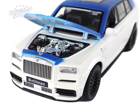 Auto R/C 1:20 Biało-Niebieskie Zdalnie Sterowane Auto R/C 1:20 Biało-Niebieskie Zdalnie Sterowane