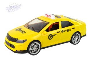 Auto Taxi Pojazd 1:14 Światła Dźwięki Żółte