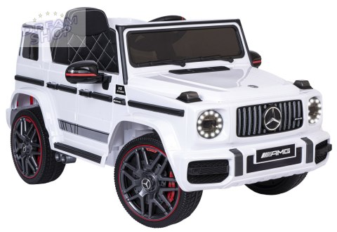 Samochód elektryczny dla dzieci MERCEDES AMG G63 biały Samochód elektryczny dla dzieci MERCEDES AMG G63 biały