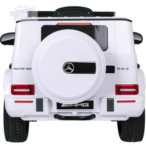 Samochód elektryczny dla dzieci MERCEDES AMG G63 biały Samochód elektryczny dla dzieci MERCEDES AMG G63 biały