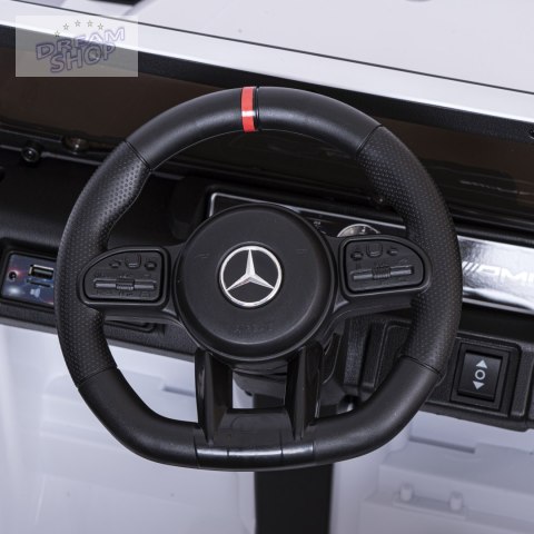 Samochód elektryczny dla dzieci MERCEDES AMG G63 biały Samochód elektryczny dla dzieci MERCEDES AMG G63 biały