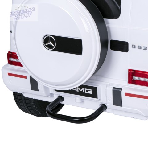 Samochód elektryczny dla dzieci MERCEDES AMG G63 biały Samochód elektryczny dla dzieci MERCEDES AMG G63 biały