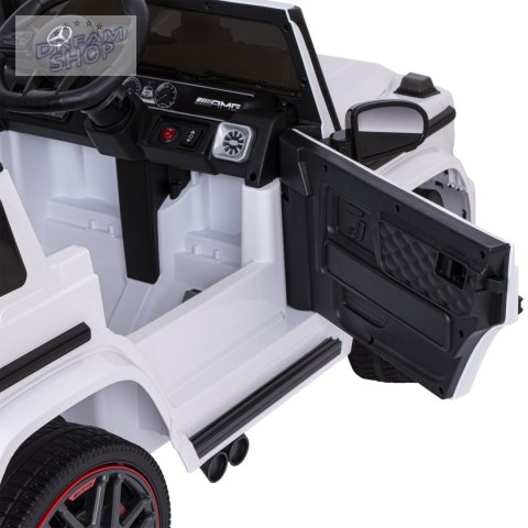 Samochód elektryczny dla dzieci MERCEDES AMG G63 biały Samochód elektryczny dla dzieci MERCEDES AMG G63 biały
