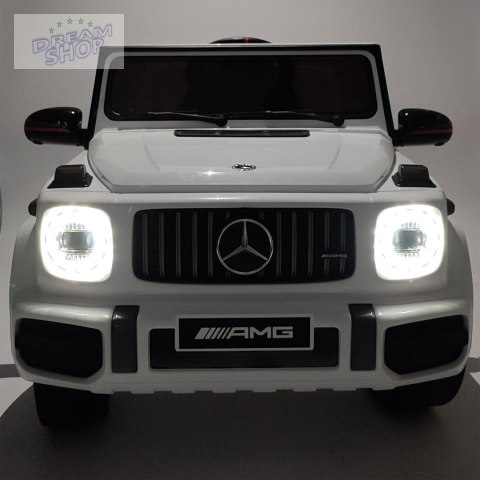 Samochód elektryczny dla dzieci MERCEDES AMG G63 biały Samochód elektryczny dla dzieci MERCEDES AMG G63 biały