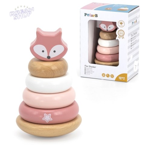 VIGA PolarB Drewniana Piramidka Edukacyjna - Lisek VIGA PolarB Drewniana Piramidka Edukacyjna - Lisek