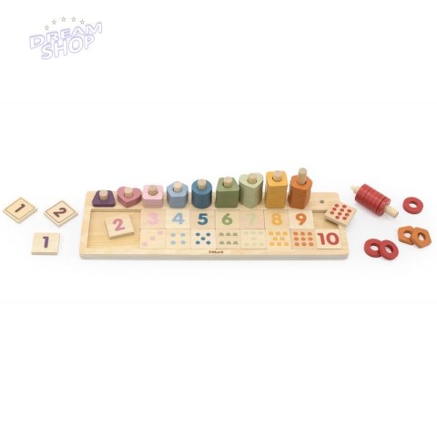 VIGA PolarB Drewniane Liczydło Sorter Nauka Liczb Montessori VIGA PolarB Drewniane Liczydło Sorter Nauka Liczb Montessori