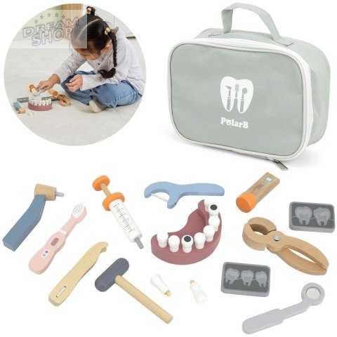 VIGA PolarB Drewniany Zestaw Dentysty Torba VIGA PolarB Drewniany Zestaw Dentysty Torba