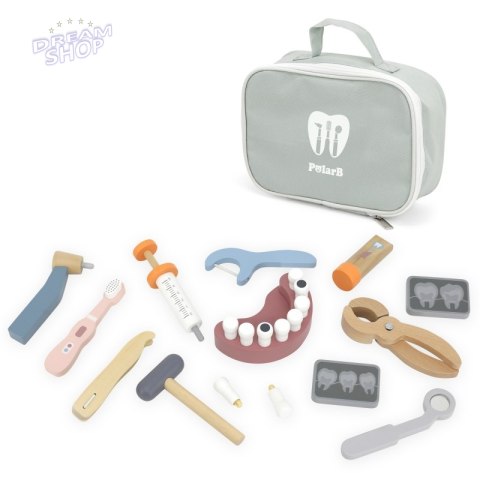 VIGA PolarB Drewniany Zestaw Dentysty Torba VIGA PolarB Drewniany Zestaw Dentysty Torba