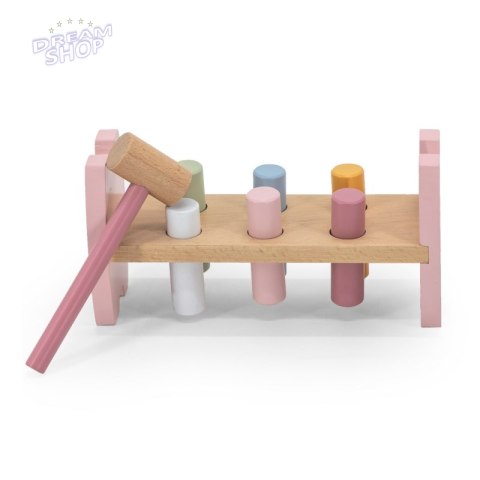 Viga PolarB Drewniana Przebijanka Wbijanka z Młoteczkiem Lisek Montessori Viga PolarB Drewniana Przebijanka Wbijanka z Młoteczkiem Lisek Montessori