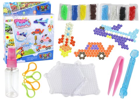 Zestaw Koralików Wodnych DIY Magiczne Koraliki 8 Kolorów Środki Transportu Zestaw Koralików Wodnych DIY Magiczne Koraliki 8 Kolorów Środki Transportu