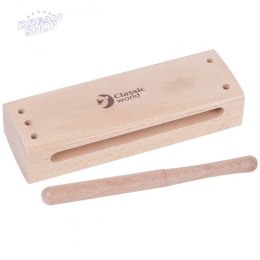 CLASSIC WORLD EDU Instrument Perkusyjny Wooden Block (Pudełko akustyczne)