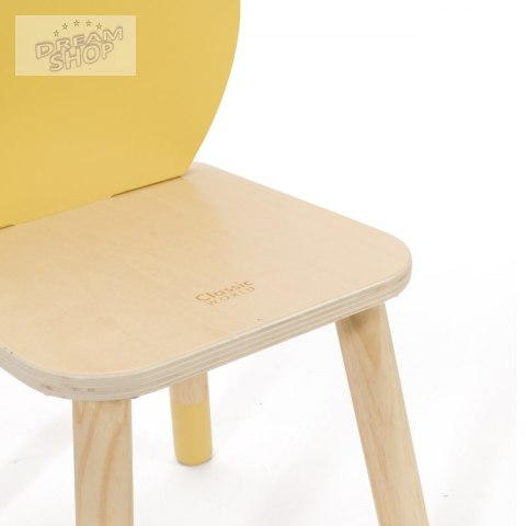 CLASSIC WORLD Pastelowe Krzesełko Grace dla Dzieci 3+ (Lemon) CLASSIC WORLD Pastelowe Krzesełko Grace dla Dzieci 3+ (Lemon)