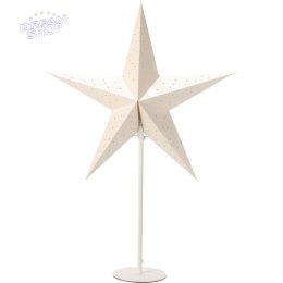 LAMPKA DEKORACYJNA GWIAZDA ADWENTOWA STOJĄCA 45CM BIAŁA