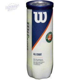 PIŁKA TENIS ZIEMNY WILSON ALL COURT ROLAND GARROS 3SZT ITF