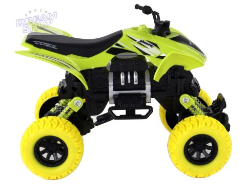 Pojazd Terenowy Pchacz Quad XC Gumowe Koła Zielony Pojazd Terenowy Pchacz Quad XC Gumowe Koła Zielony