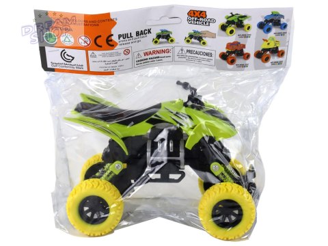 Pojazd Terenowy Pchacz Quad XC Gumowe Koła Zielony Pojazd Terenowy Pchacz Quad XC Gumowe Koła Zielony