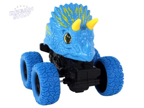 Pojazd Terenowy Pchacz Triceratops Gumowe Koła Niebieski Pojazd Terenowy Pchacz Triceratops Gumowe Koła Niebieski