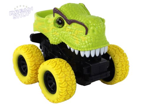 Pojazd Terenowy Pchacz Tyranozaur Rex Gumowe Koła Zielony Pojazd Terenowy Pchacz Tyranozaur Rex Gumowe Koła Zielony