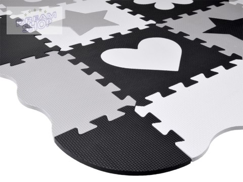 Puzzle piankowe - Kontrastowa mata dla niemowląt KSZTAŁTY ZA4782 Puzzle piankowe - Kontrastowa mata dla niemowląt KSZTAŁTY ZA4782