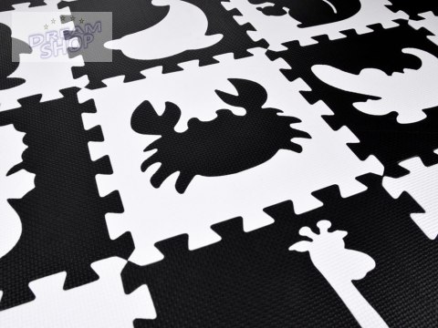 Puzzle piankowe - kontrastowa mata dla niemowląt ZWIERZĘTA ZA4783