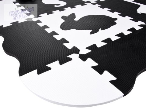 Puzzle piankowe - kontrastowa mata dla niemowląt ZWIERZĘTA ZA4783