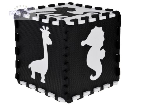 Puzzle piankowe - kontrastowa mata dla niemowląt ZWIERZĘTA ZA4783