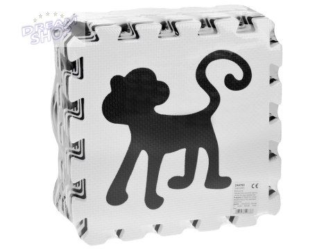 Puzzle piankowe - kontrastowa mata dla niemowląt ZWIERZĘTA ZA4783