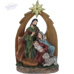 SZOPKA BOŻONARODZENIOWA STAJENKA ŚWIĘTA RODZINKA 13CM - CLASSIC