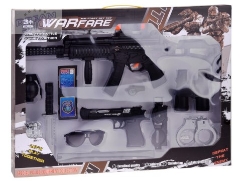 Zestaw dla Policji zabawa w Policjanta pistolet kajdanki ZA4826 Zestaw dla Policji zabawa w Policjanta pistolet kajdanki ZA4826
