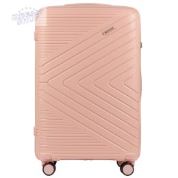 DQ181-05, walizka podróżna Wings L, Coral - POLIPROPYLEN