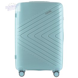 DQ181-05, walizka podróżna Wings L, Macaron Blue POLIPROPYLEN