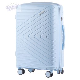 DQ181-05, walizka podróżna Wings M, Light Blue POLIPROPYLEN