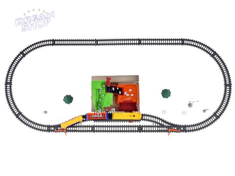 Duża Kolejka elektryczna pociąg kamieniołom trasa 320cm RC0627 Duża Kolejka elektryczna pociąg kamieniołom trasa 320cm RC0627