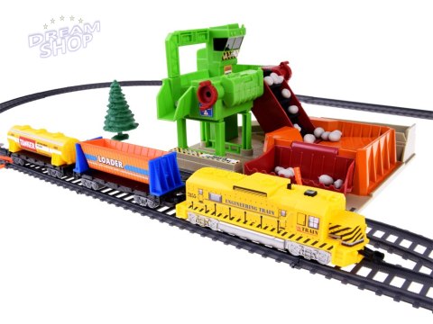 Duża Kolejka elektryczna pociąg kamieniołom trasa 320cm RC0627 Duża Kolejka elektryczna pociąg kamieniołom trasa 320cm RC0627