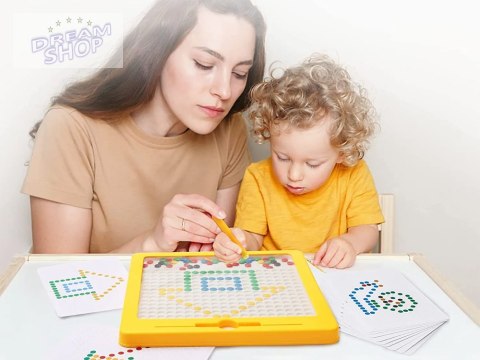 Edukacyjna Tablica magnetyczna z pinezkami do układania ZA4738 Edukacyjna Tablica magnetyczna z pinezkami do układania ZA4738
