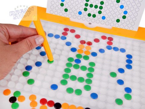 Edukacyjna Tablica magnetyczna z pinezkami do układania ZA4738 Edukacyjna Tablica magnetyczna z pinezkami do układania ZA4738