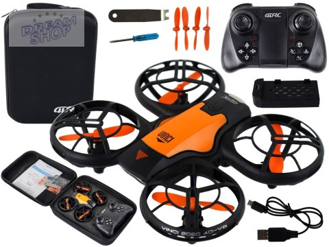 Dron Zdalnie Sterowany Światła Pokrowiec Pomarańczowy Dron Zdalnie Sterowany Światła Pokrowiec Pomarańczowy