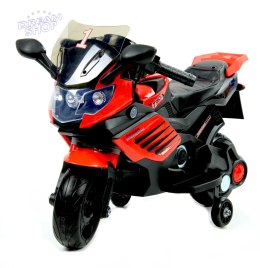 Motor na akumulator dla dzieci Skóra Eva MOTO-SX-1-Czerwony