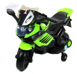 Motor na akumulator dla dzieci Skóra Eva MOTO-SX-1-Zielony