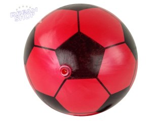 Piłka Czerwona Czarna Gumowa Duża 23 cm Lekka