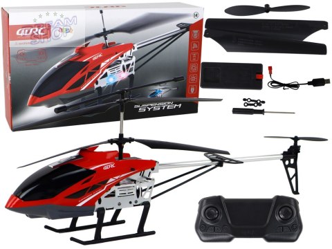 Helikopter RC Śmigłowiec Zdalnie Sterowany Na Pilot 70 cm Czerwony Helikopter RC Śmigłowiec Zdalnie Sterowany Na Pilot 70 cm Czerwony