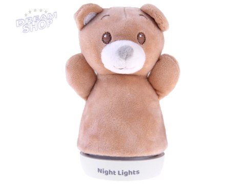 Beżowy MIŚ Lampka nocna dla dziecka niedźwiadek Przyjemny w dotyku ZA4772 Beżowy MIŚ Lampka nocna dla dziecka niedźwiadek Przyjemny w dotyku ZA4772