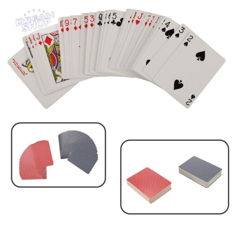 Poker zestaw do gry w walizce 500 żetonów 2 talie kart
